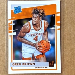 Greg brown basketball card